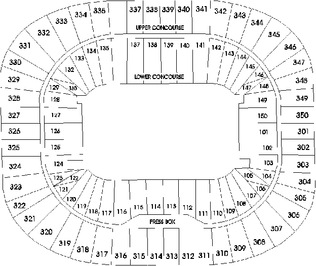 RCA Dome seating Chart