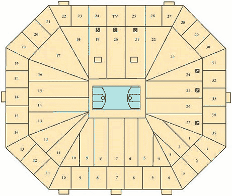 The Pit seating Chart