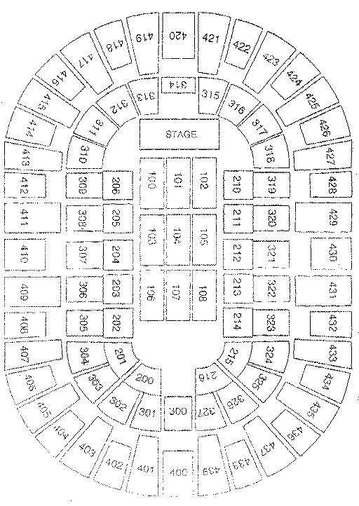 The Myriad  seating Chart